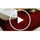 ORIENT 5125 covor visiniu / negru Cadru, clasic, ornament, cu franjuri